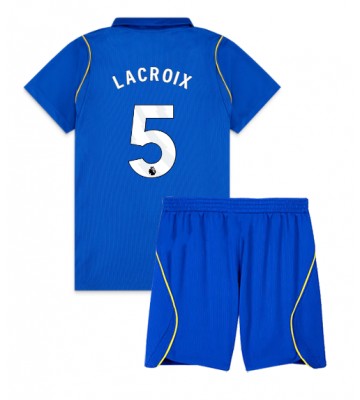 Chelsea Maxence Lacroix #5 Hjemmebanetrøje Børn 2026-27 Kortærmet (+ Korte bukser)